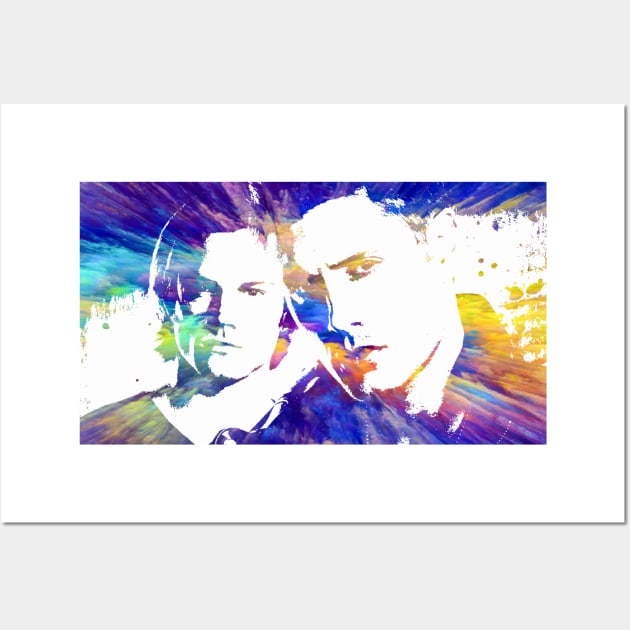 SAM & DEAN RADIANT COLOR (White Fill) Wall Art by TSOL Games